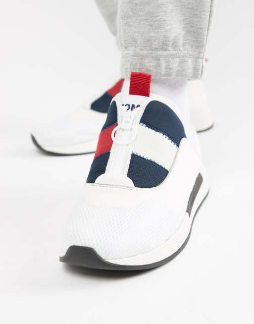 Tommy Jeans icon sport flexi sole sneaker in white and | ASOS