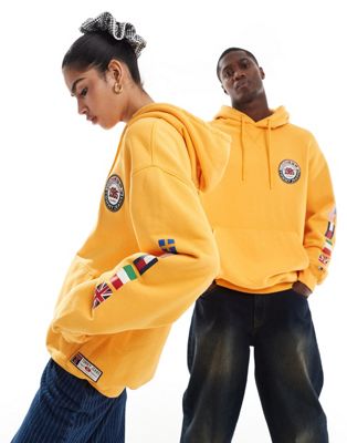 Tommy Jeans International Games unisex hoodie in gold