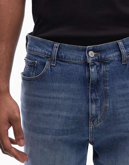 Tommy Jeans – Isaac – Avslappnade jeansshorts i mörk tvätt , 3 av 5