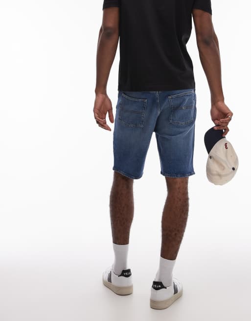 Tommy Jeans – Isaac – Avslappnade jeansshorts i mörk tvätt , 4 av 5