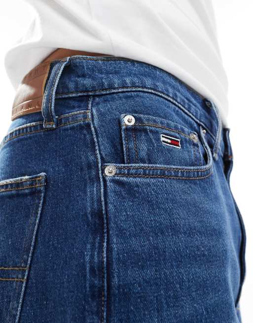 Tommy Jeans - Isaac - Jean fuselé - Bleu foncé délavé, 3 de 5