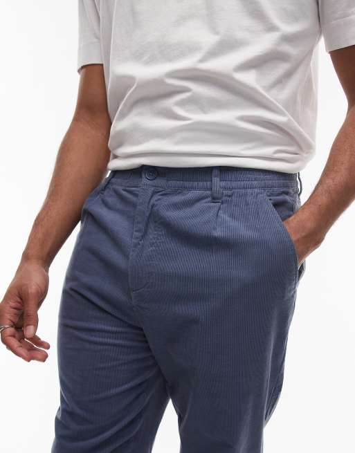 Tommy Jeans - Isaac - Pantalon en velours côtelé - Bleu foncé, 3 de 5