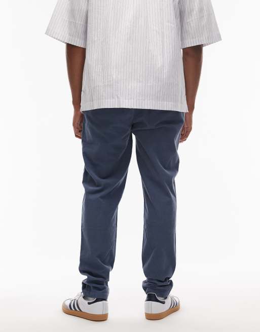 Tommy Jeans - Isaac - Pantalon en velours côtelé - Bleu foncé, 4 de 5