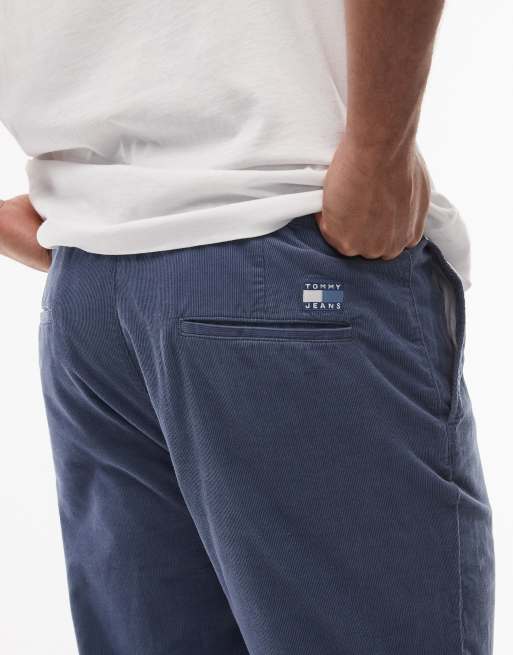 Tommy Jeans - Isaac - Pantalon en velours côtelé - Bleu foncé, 5 de 5