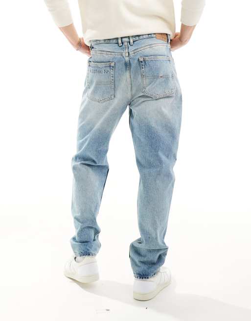 Tommy Jeans - Isaac - Ruimvallende toelopende jeans in lichte wassing, 2 van 5