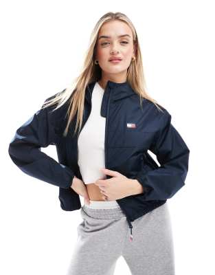 Tommy Jeans - Jacke in Blau mit Kapuze