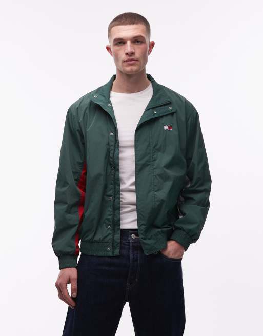 Tommy Jeans – Jacke in Grün mit Heritage Flag, 3 von 5
