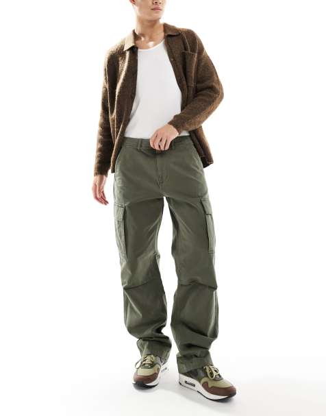 Tommy Jeans – Jaimie – Cargohose in Olivgrün - view 1