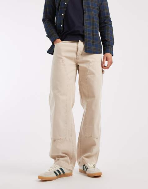 Tommy Jeans Jaimie carpenter trousers in cream - view 1