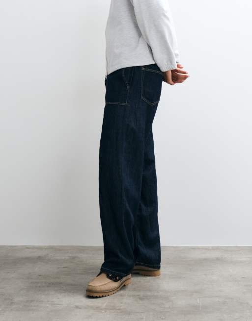 Tommy Jeans Jaimie jean coupe relaxed délavage indigo bleu, 3 de 5
