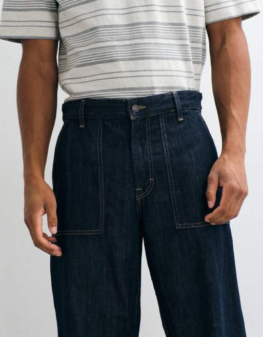 Tommy Jeans Jaimie jean coupe relaxed délavage indigo bleu, 4 de 5