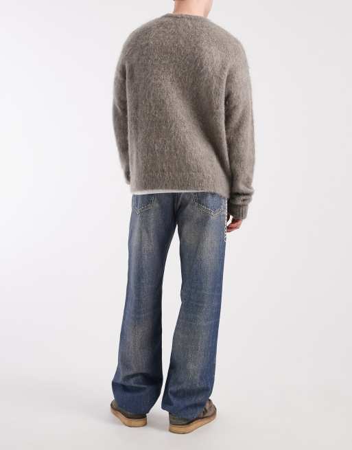 Tommy Jeans - Jaimie - Jean droit décontracté à imprimés - Bleu foncé délavé, 2 de 5