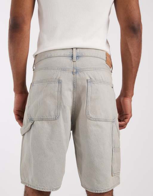 Tommy Jeans - Jaimie - Jorts comodi lavaggio blu chiaro vintage, 4 di 5