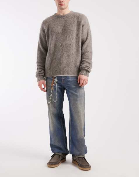Tommy Jeans – Jaimie – Locker geschnittene Jeans in dunkelblauer Waschung mit Printdetails - view 1