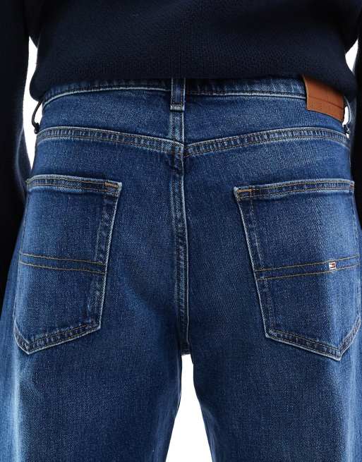 Tommy Jeans - Jaimie - Losse rechte jeans in donkere wassing, 4 van 5