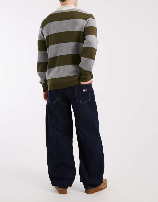 Tommy Jeans Jaimie relaxed straight fit jeans in dark wash blue, 2 of 5