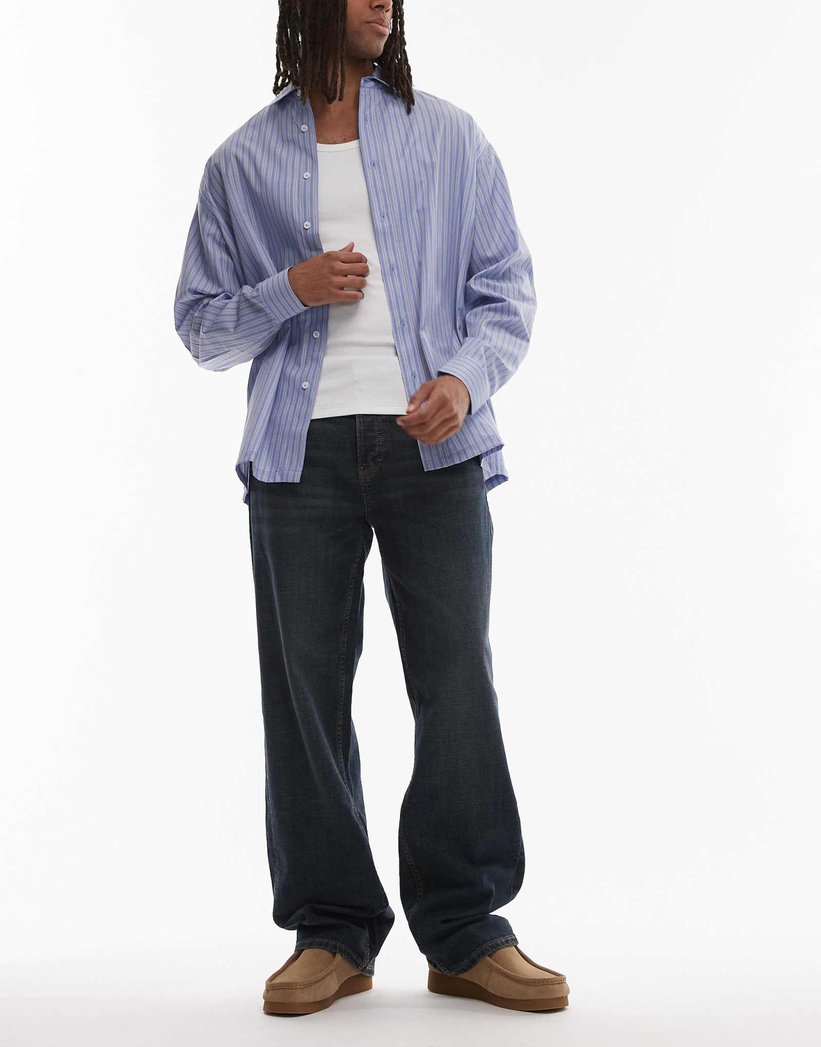 Джинсы Tommy Jeans Jaimie свободного кроя, прямые, темно-синего цвета