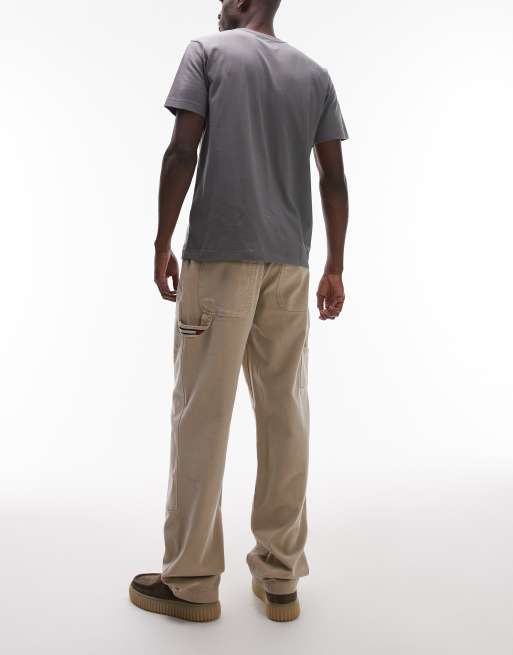 Tommy Jeans - Jamie - Beige løstsiddende tømrerbukser, 2 af 5