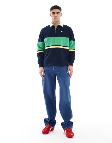 Tommy Jeans – Jamie – Ciemnoniebieskie luźne jeansy typu carpenter o prostym kroju - view 1