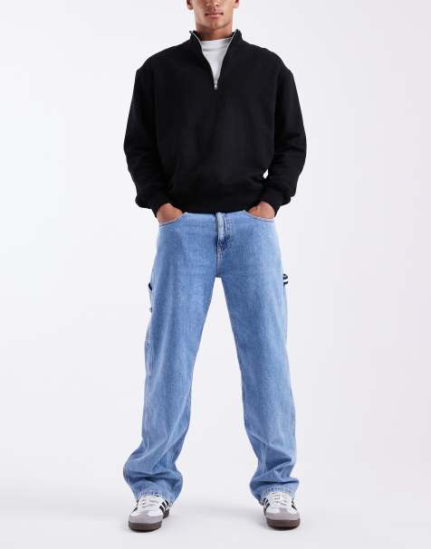 Tommy Jeans Jamie loose straight carpenter jeans in light wash