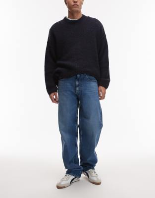 Tommy Jeans - Jamie - Jean droit ample - Bleu moyen délavé