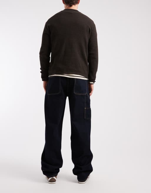 Tommy Jeans - Jamie - Jean droit décontracté style charpentier - Indigo, 3 de 5