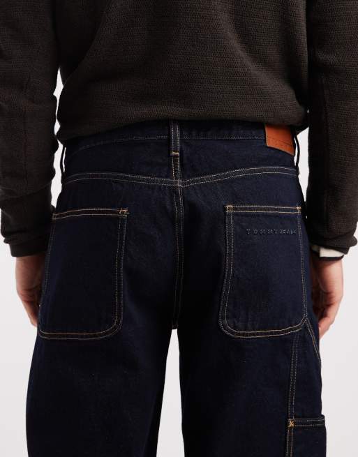 Tommy Jeans - Jamie - Jean droit décontracté style charpentier - Indigo, 5 de 5
