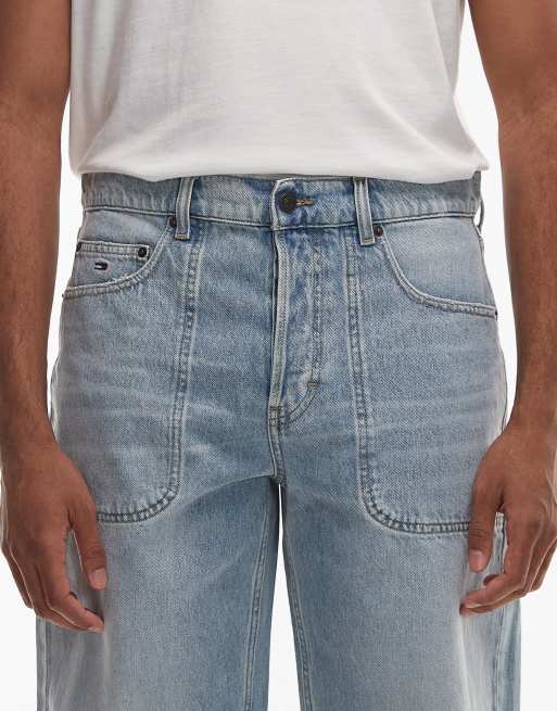 Tommy Jeans Jamie loose straight leg jeans in light wash , 4 of 5