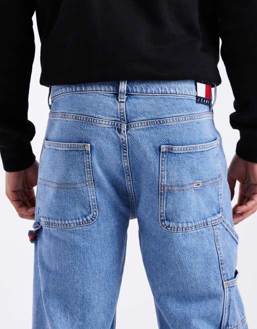 Tommy Jeans - Jamie - Rechte timmermansjeans met losse pasvorm en lichte wassing, 4 van 5