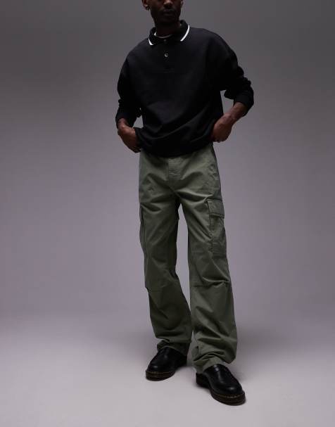 Tommy Jeans Jamie relaxed straight cargo trousers in green