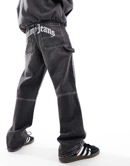 Tommy Jeans - Jean baggy - Noir
