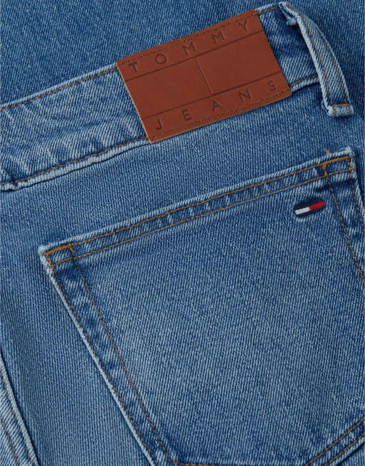 Tommy Jeans jean bootcut taille basse délavé bleu, 6 de 6