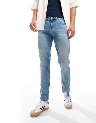 Tommy Jeans - Jean fuselé - Bleu gris