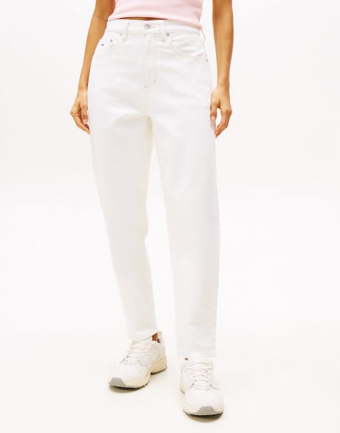 Tommy Jeans - Jean mom - Blanc - view 1