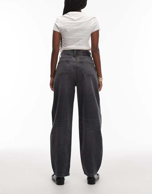 Tommy Jeans – Jeanie – Czarne jeansy z baryłkowymi nogawkami, 3 z 5