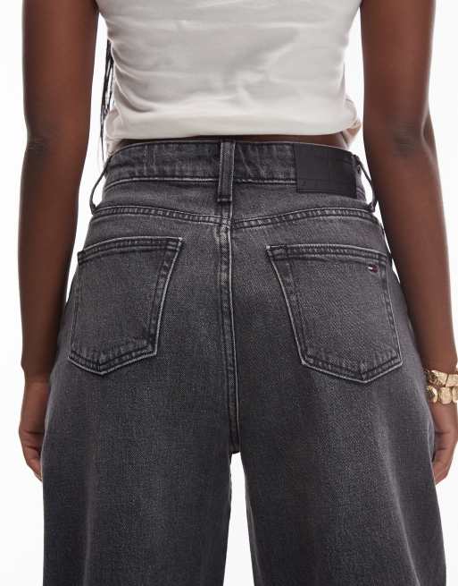 Tommy Jeans – Jeanie – Czarne jeansy z baryłkowymi nogawkami, 4 z 5