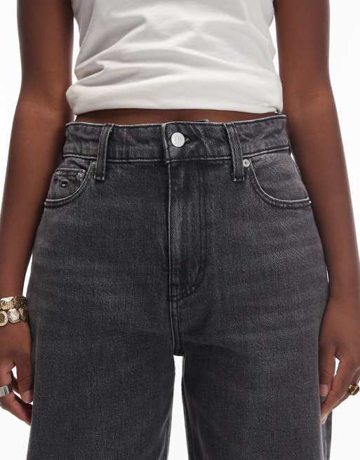 Tommy Jeans – Jeanie – Czarne jeansy z baryłkowymi nogawkami, 5 z 5