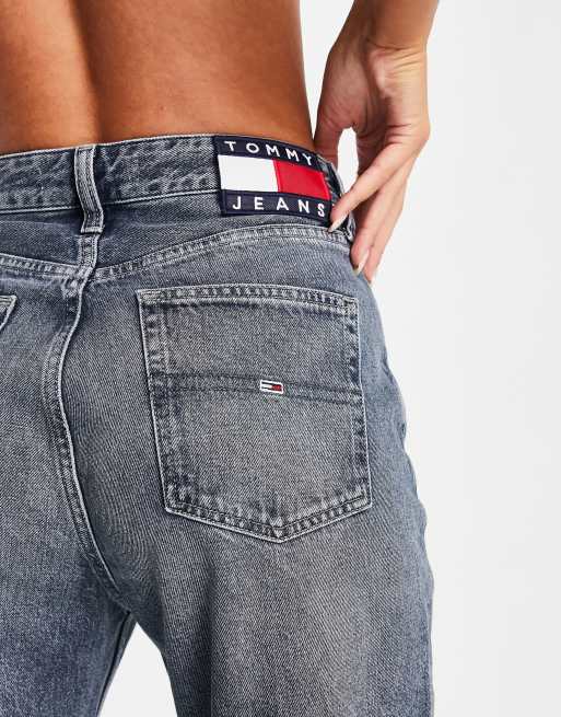 Tommy Jeans - Jeans met rechte pijpen en hoge taille in grijs, 2 van 4