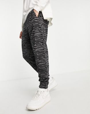 Tommy Jeans trackies in zebra print - ASOS Price Checker