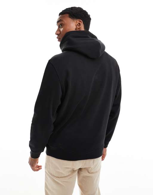 Tommy Jeans – Kapuzenpullover in Schwarz mit goldenem Signatur-Logo, 2 von 4
