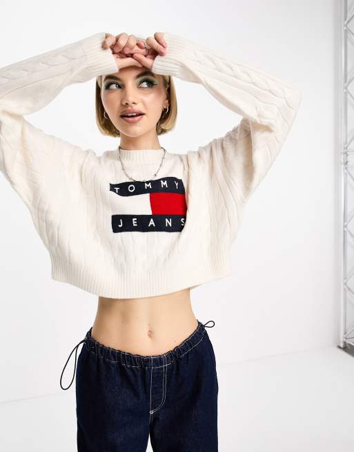 Tommy jeans sales jumper womens