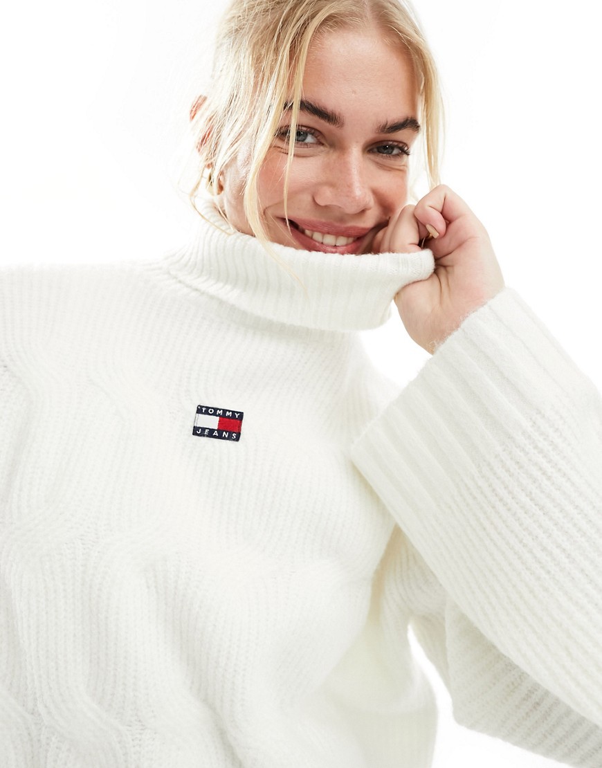 Tommy Jeans Knit Jumper in White