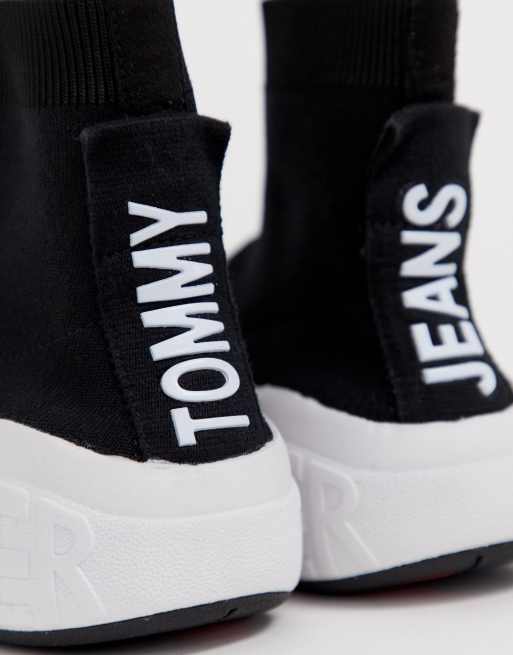 Tommy jeans knit clearance sneaker