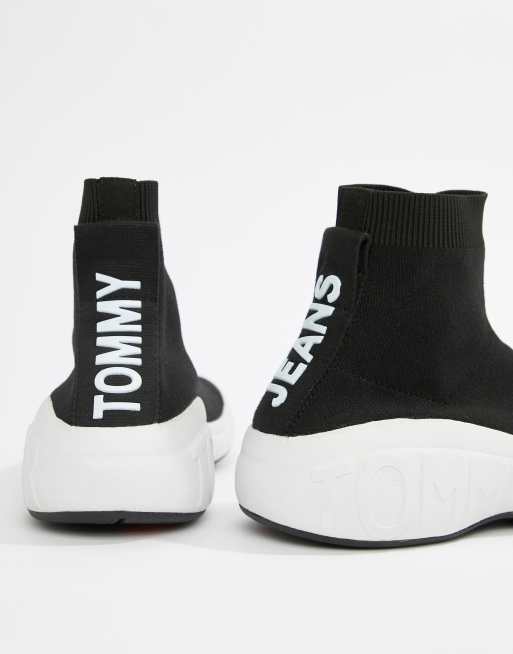 Tommy jeans hot sale knit sneaker