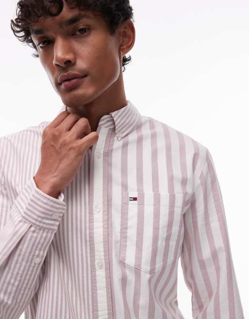 Tommy Jeans – Koszula z długimi rękawami w kolorowe paski, 4 z 4