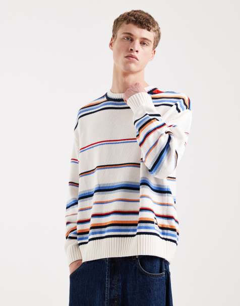 Tommy Jeans – Kremowy sweter w paski w stylu lat 90. - view 1