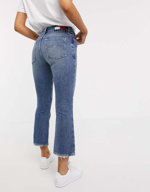 Tommy Jeans Kurz Geschnittene Schlaghose Asos