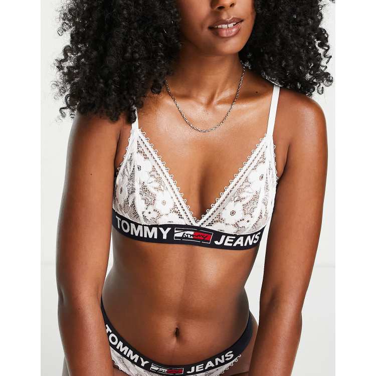 TOMMY HILFIGER - Women's triangle unlined bralette 