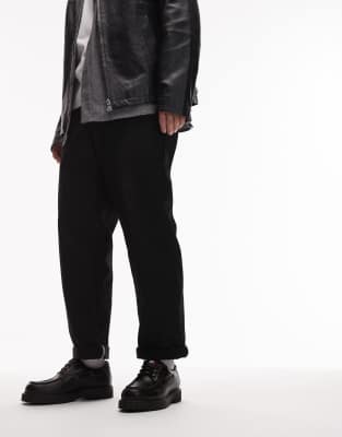 Tommy Jeans Lace-up Boat Shoes In Black