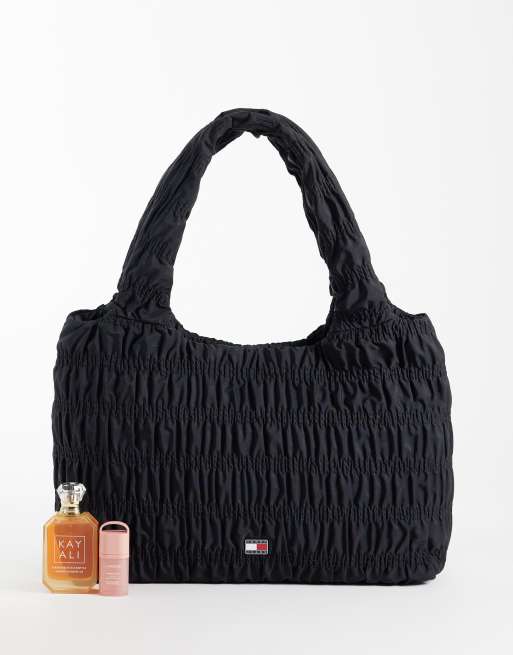 Tommy Jeans large city tote in black, 2 of 4